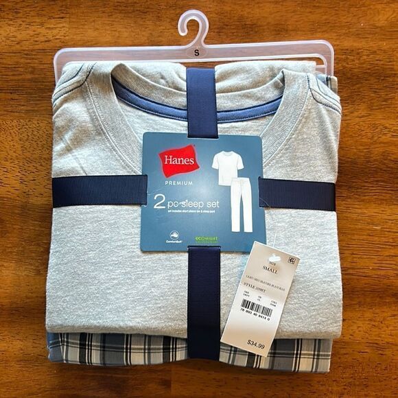 NEW Hanes Mens 2 Piece Sleep Set - Picture 2 of 5